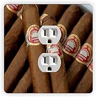 Vista 1 de Cuban Cigars Havana Cigar - Cubierta de placa de salida - Placa de interruptor de cubierta de salida - Cubierta de salida