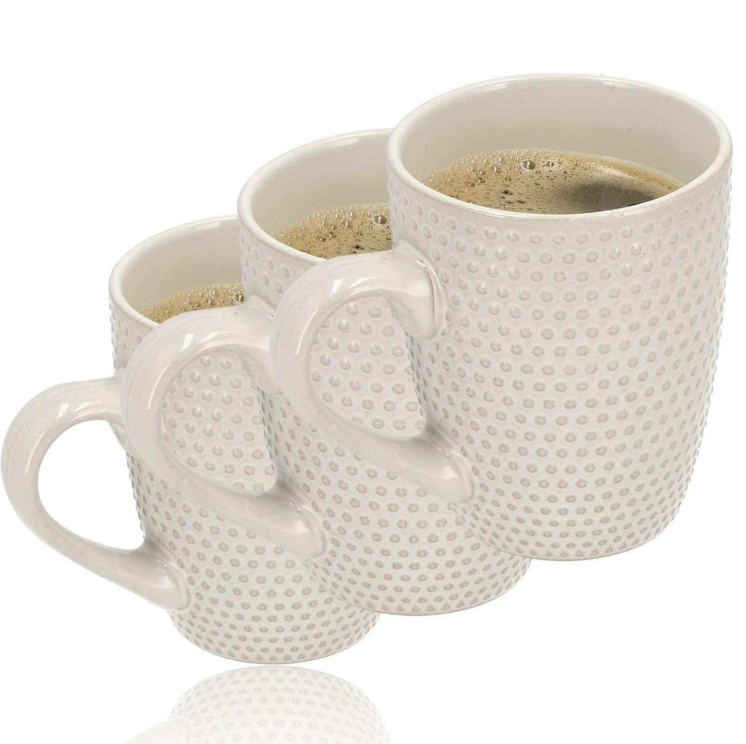 Grandes tasses pour café et cappuccino 370 ml pour ne plus jamais renverser sa boisson