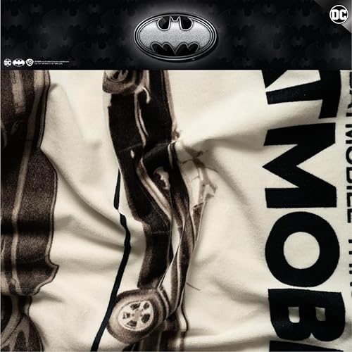 Miniatura 4 de Franco Collectibles Batman - Toalla de baño de algodón súper suave, 60 x 30 pulgadas, (producto 100% oficial)