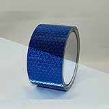 Oralite V92-DB-COLORS Microprismatic Retroreflective Conspicuity Tape: 2 in. x 15 ft. (Blue)