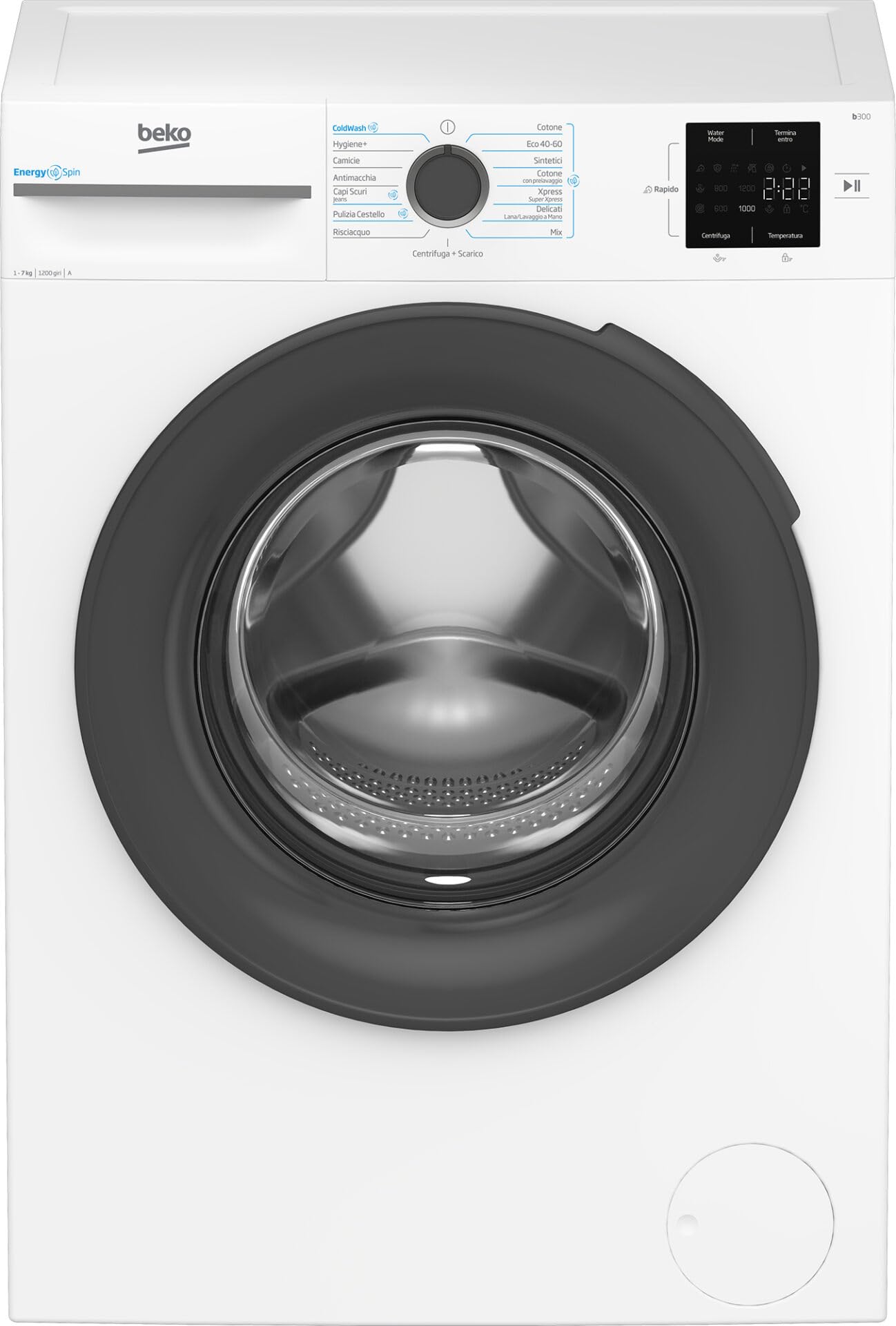 BMWU3721A - Lavatrice da 7 kg, 1200 giri, Caricamento Frontale, Classe energetica A