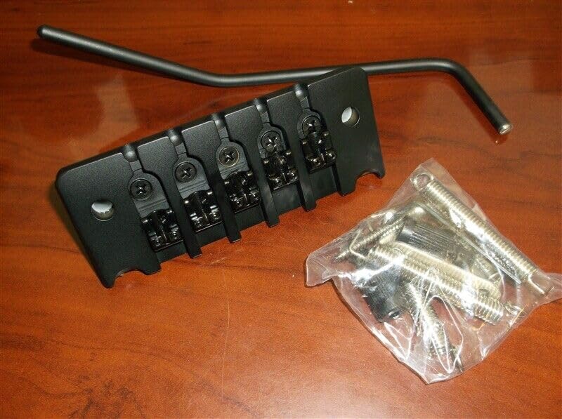 5-String Bass Bridge - Black,