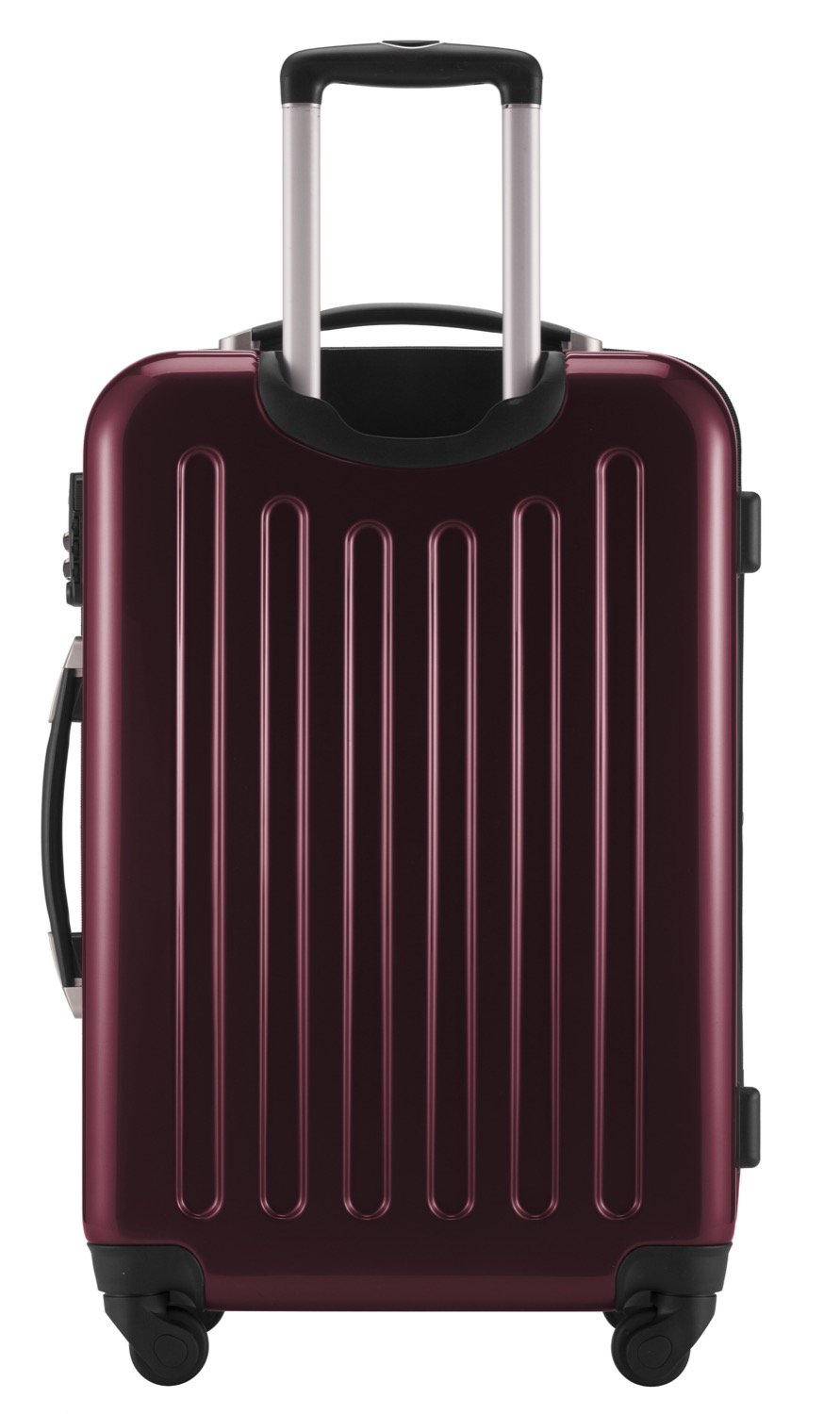 HAUPTSTADTKOFFER - Alex - Set di 3 valigie (S, M & L), 235 litri, Colore Bordeaux