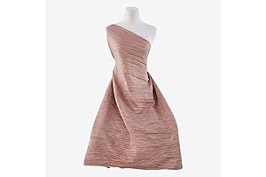 DIY Crushed Stretch Taffeta Fabric by the Yard