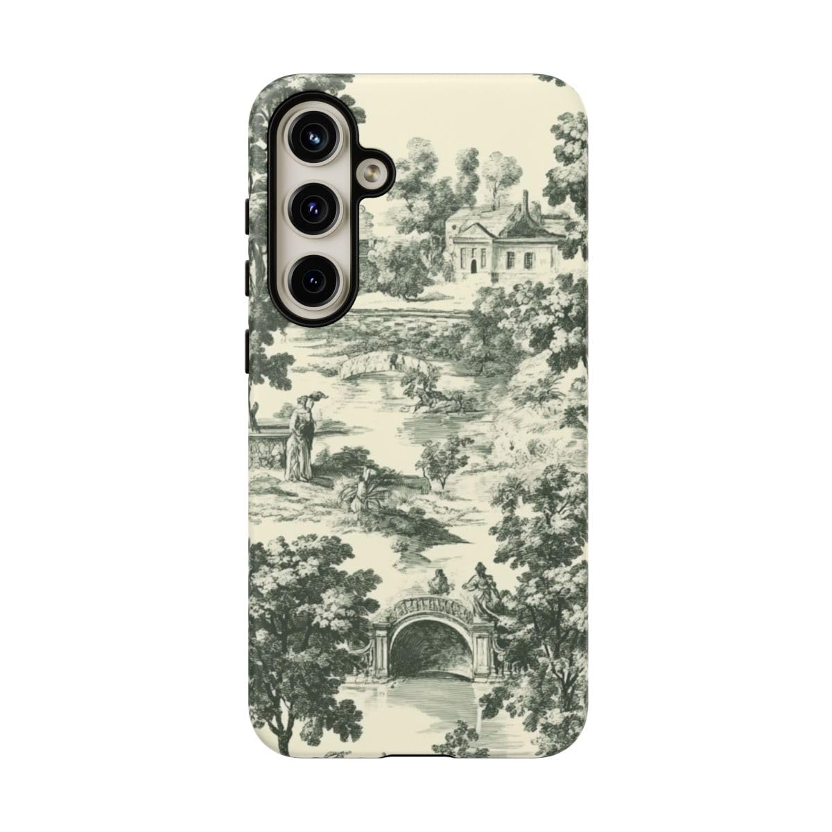 Coque Samsung S24 Plus antichoc mate à motif toile texture anti-trace