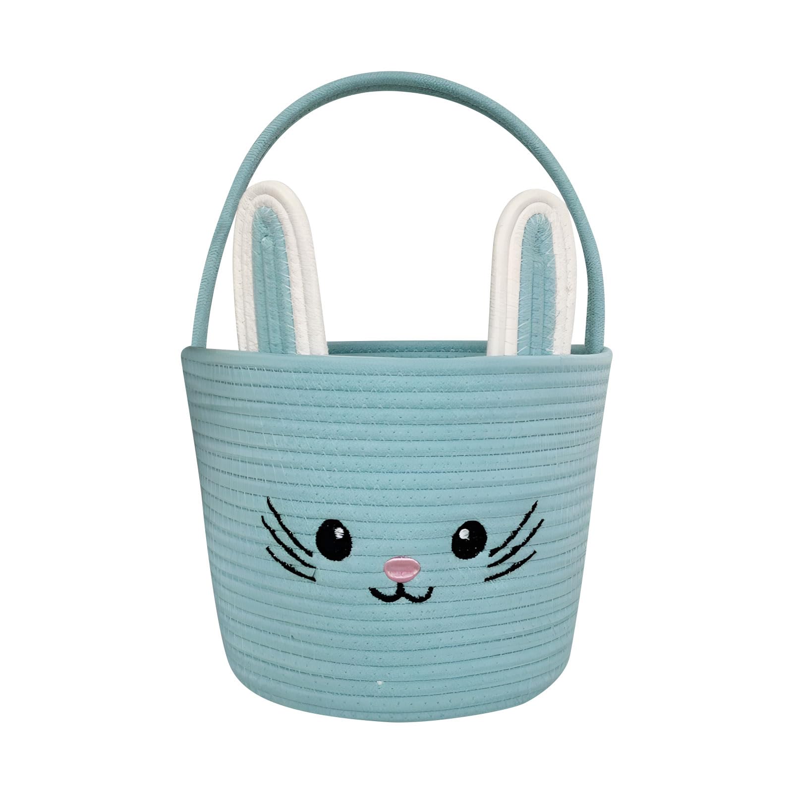 HENYGEN Lovely Creature Shaped Cotton Storage Container Perfect for Holiday Celebrations Spring Celebration Storage Basket