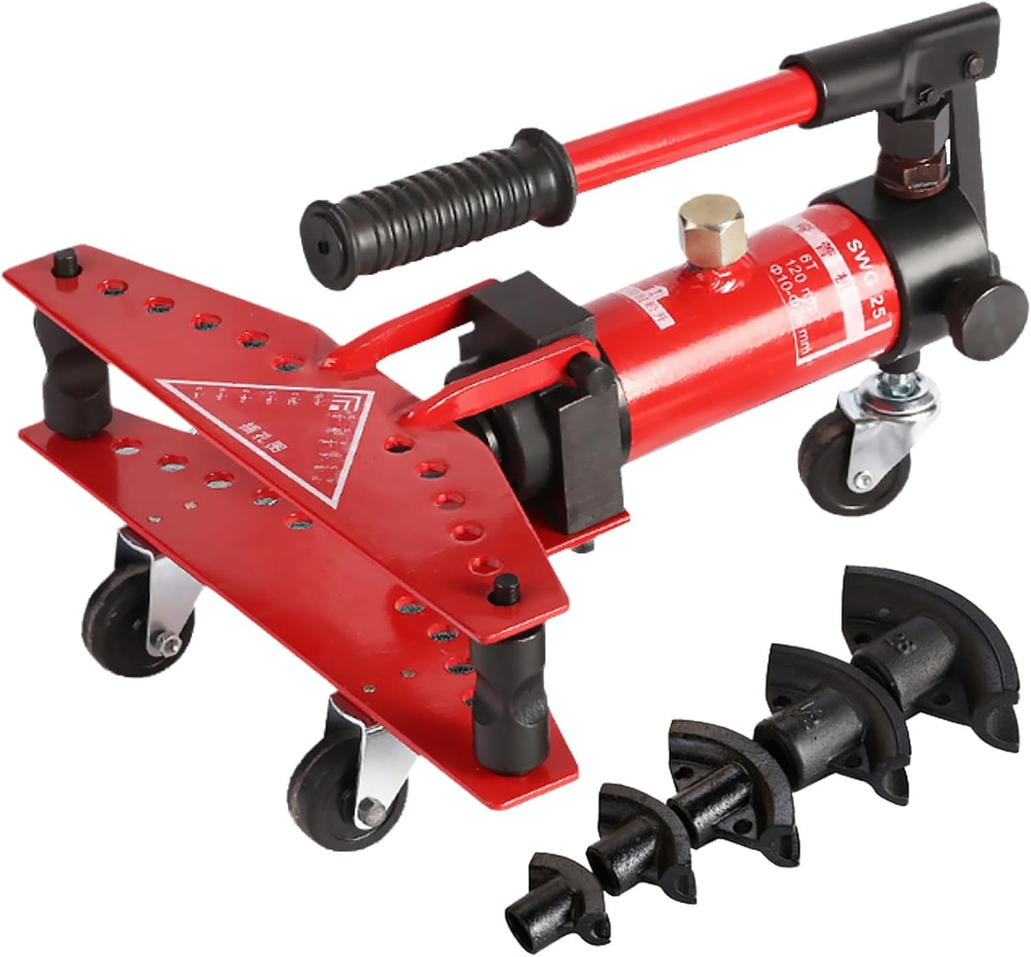 Cintreuse manuelle pour tubes en acier inoxydable de 10 à 25 mm - Portable et réglable - Pour bricolage et utilisation professionnelle