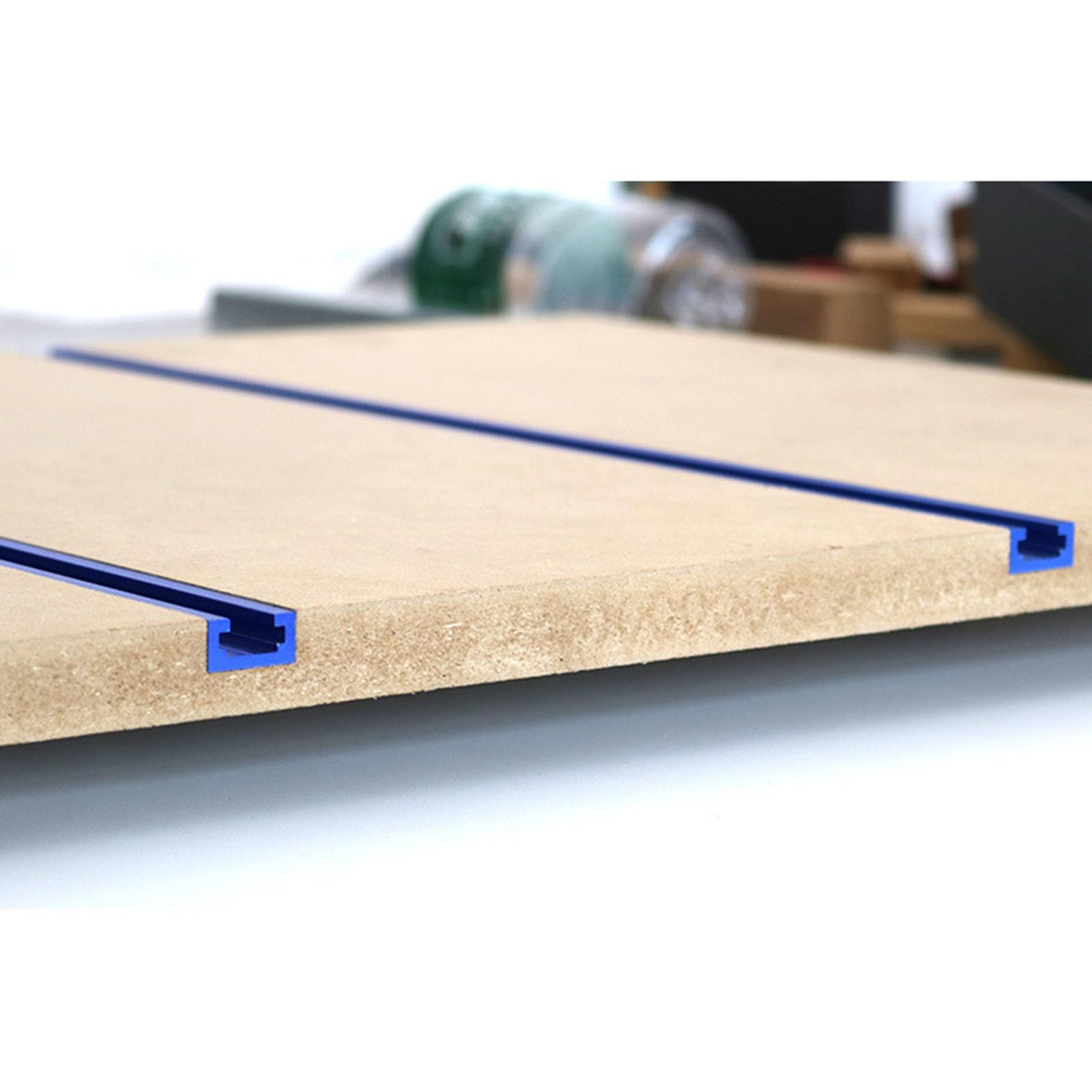 Szyny z rowkami T, szyny z rowkami T 30 mm, rowki T ze stopu aluminium, odpowiednie do narzędzi do obróbki drewna i pił stołowych(80cm)
