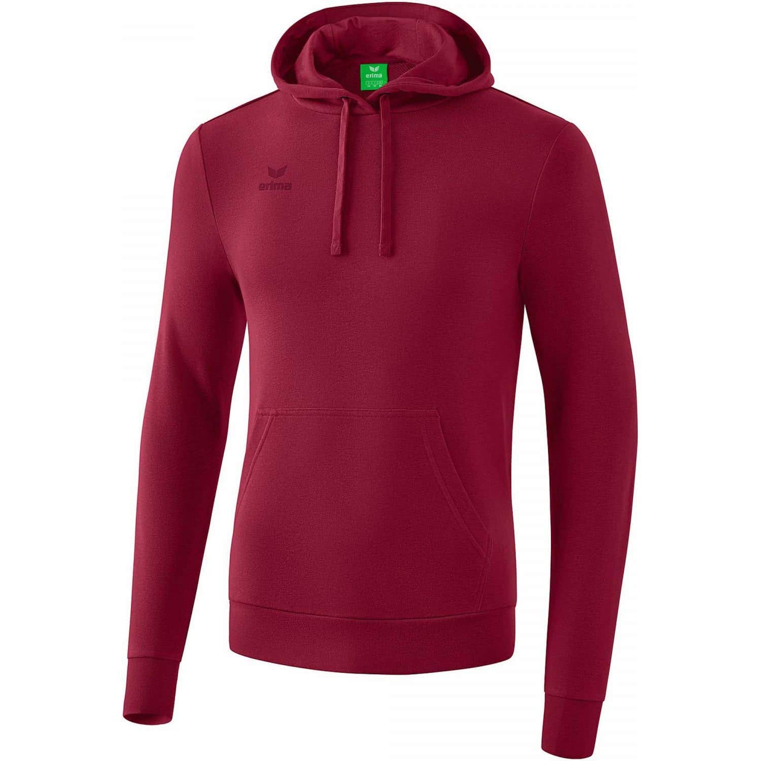 Erima Basic Uni Hoody - Bordeaux, 152