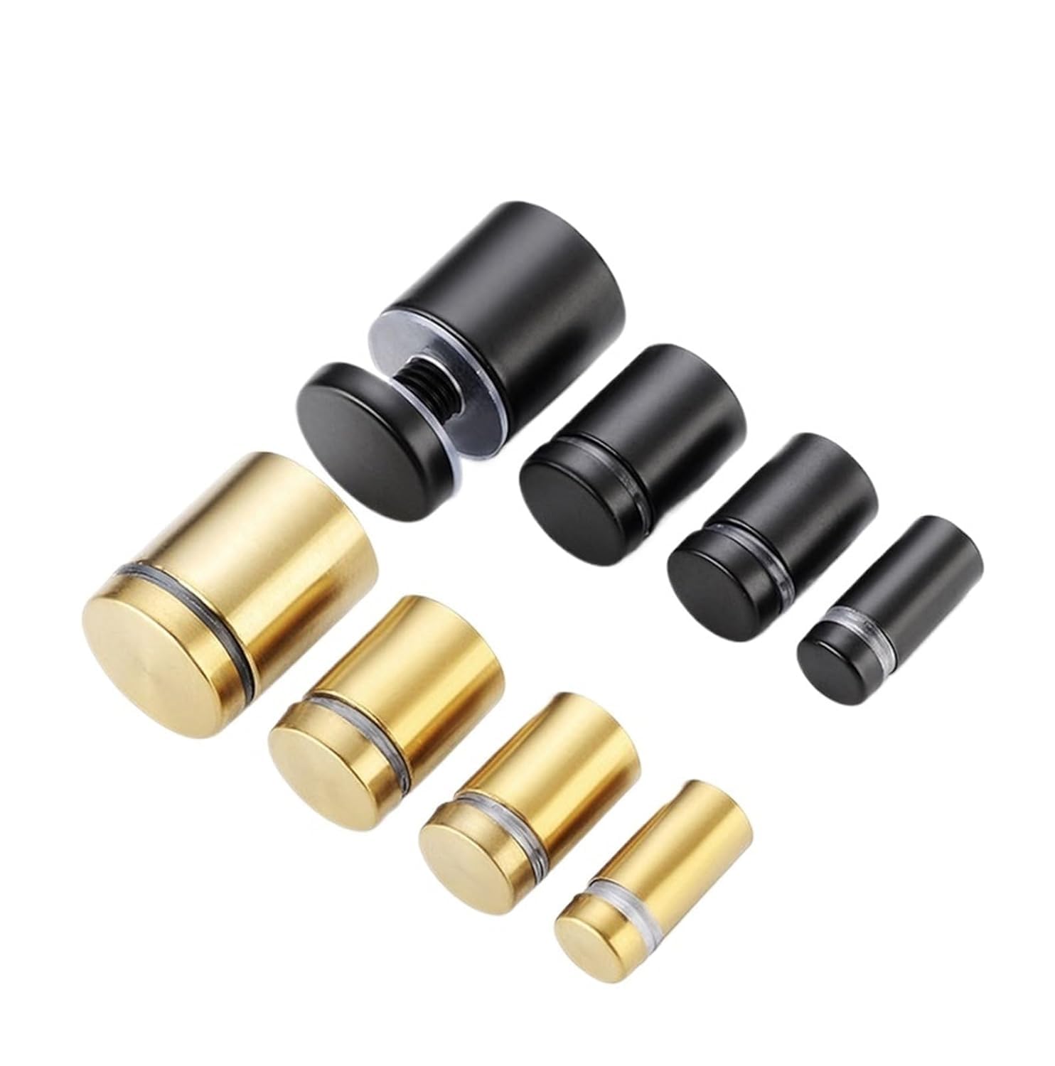 Tornillo de fijación para vallas publicitarias, Hardware de tornillos fijación cartelera acrílica acero inoxidable 12 piezas