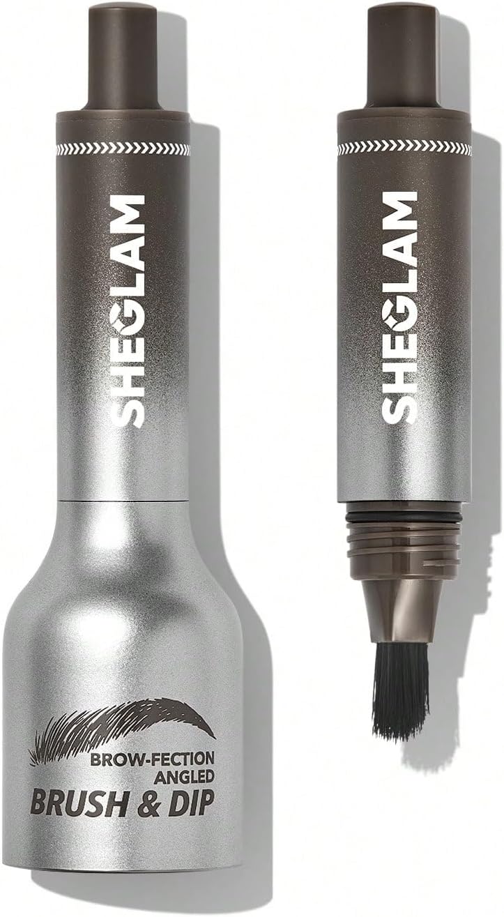Brow-Fection Angled Brush & Dip Upgraded Microblading Eyebrow Pen Long Lasting Waterproof Easy To Color-Truffle