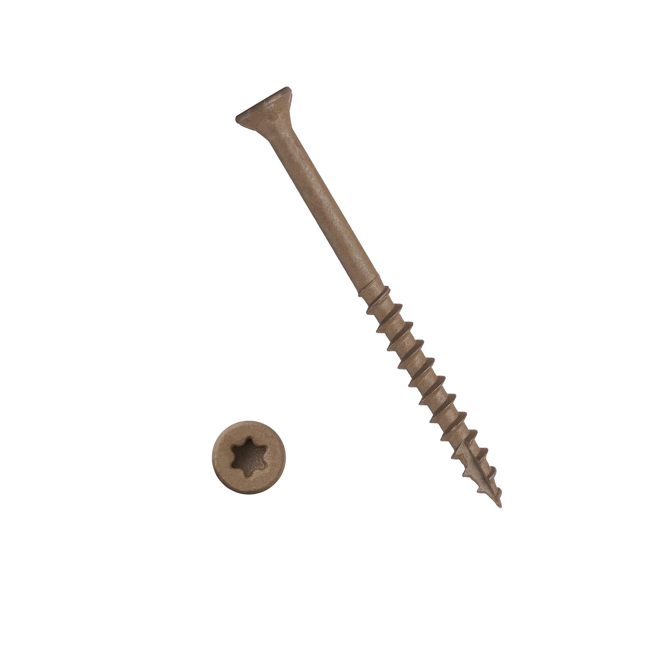 Wood Screw,Star Drive,Torx 25, Type 17 Slot Point,Wood Screw