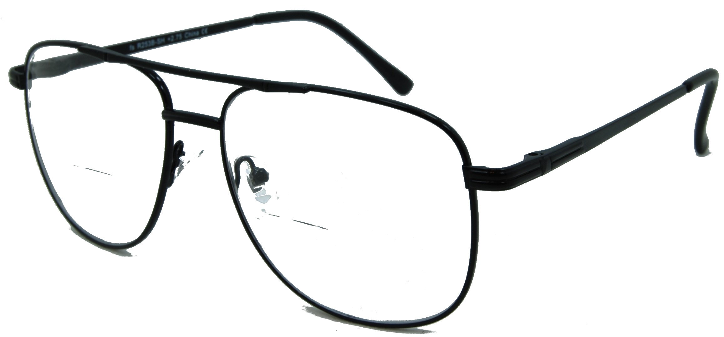 In Style Eyes Just Chillin' Bifocal Cheaters Reading Glasses - Wired Aviator Style Metal Frame - Non-Polarized Lens