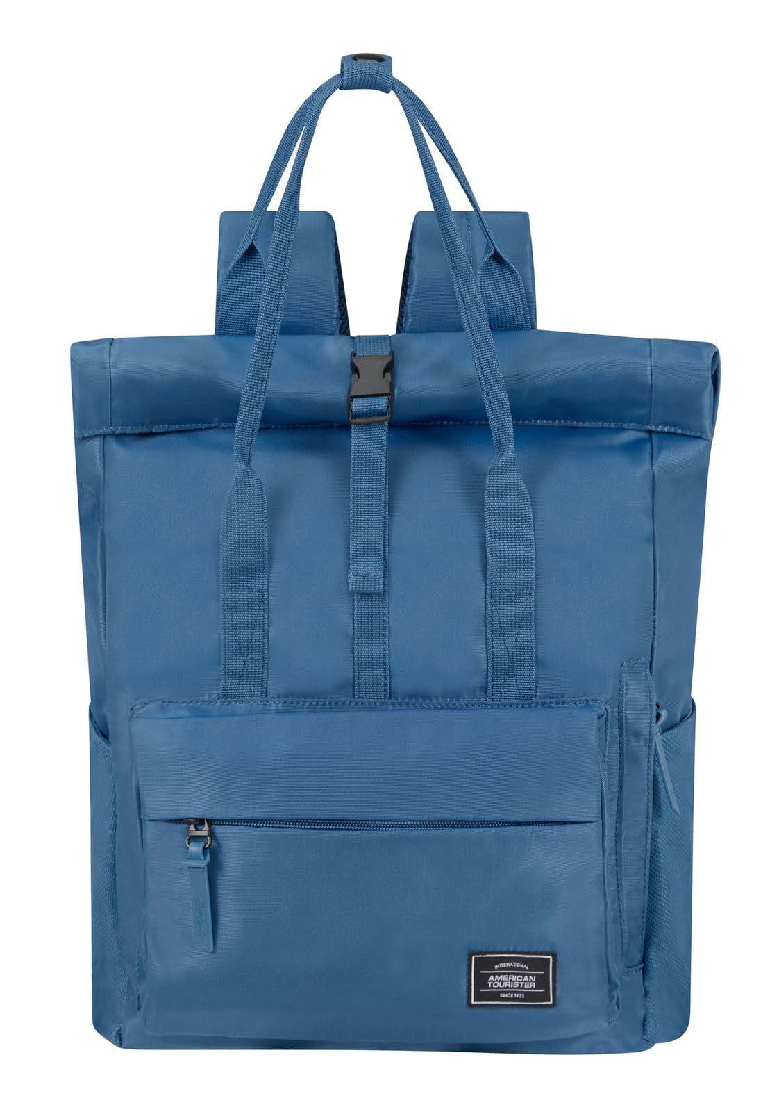 American Tourister Urban Groove UG25 - Laptop Backpack 15.6" (42.5 cm) - Business & School Backpack with Bottle Holder, Ergonomic, Lightweight, Smart Sleeve - 20.5L - Stone Blue