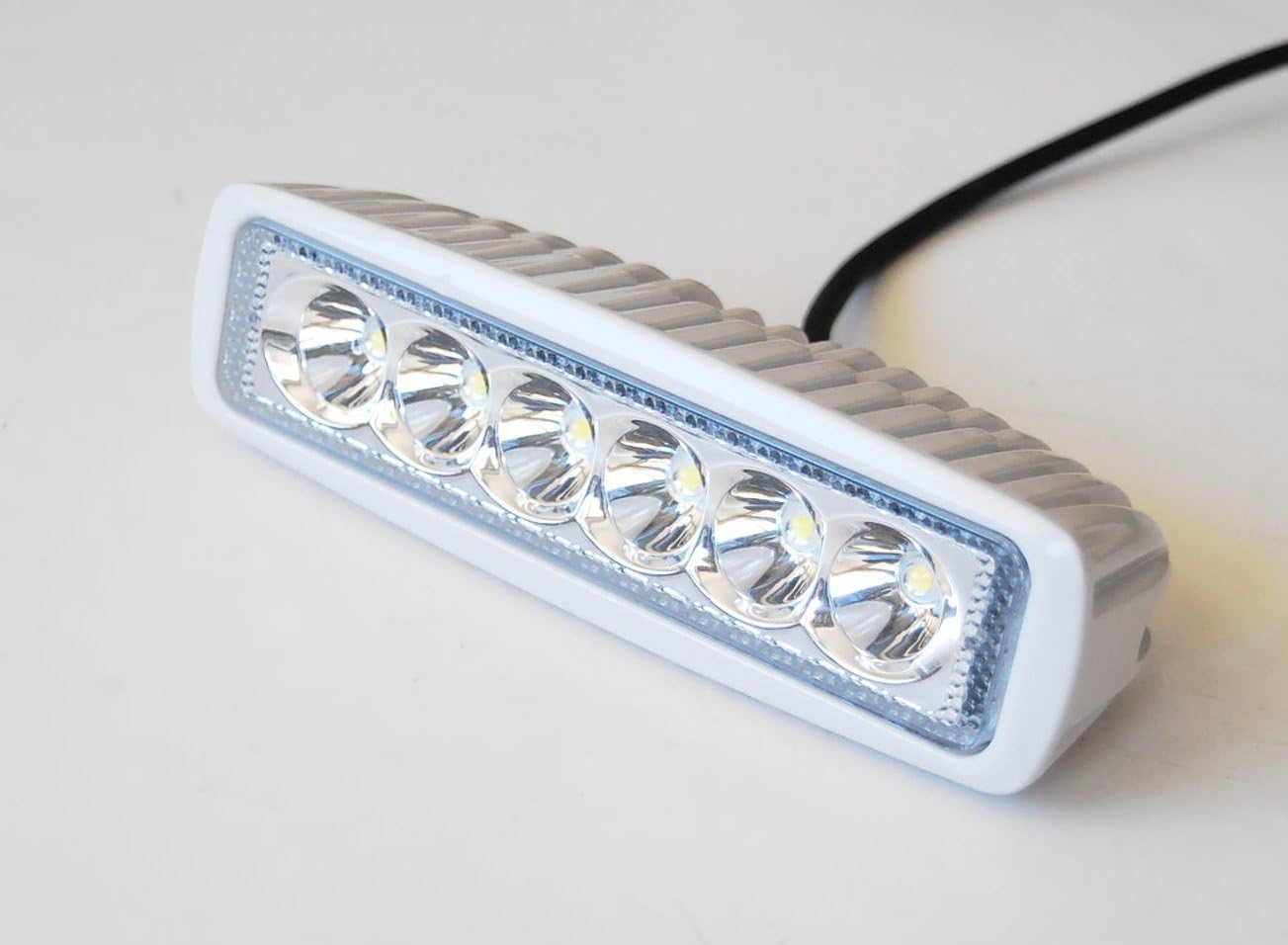 White Slim 18w Spot LED Work Light