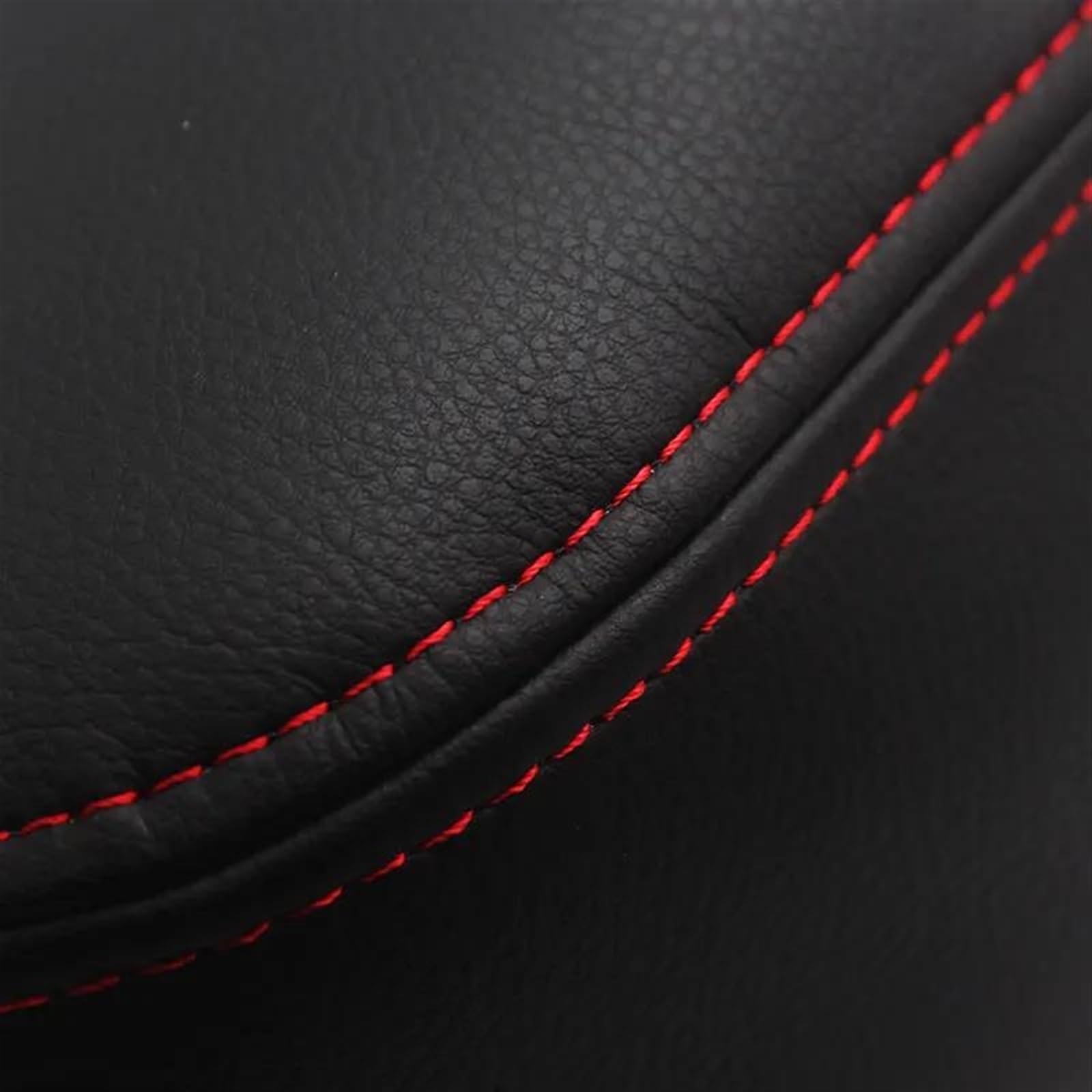NINOMA Couverture décoration intérieure Housse De Protection en Cuir pour Accoudoir De Console Centrale De Voiture Accessoires pour Nissan pour Qashqai 2008 – 2017(Black with Red)