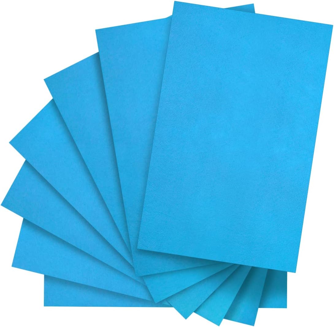 IOOLEEM Royal Blue felt sheets, 30pcs 7"x11.3"（close to A4 size 18x28.5 cm) Pre