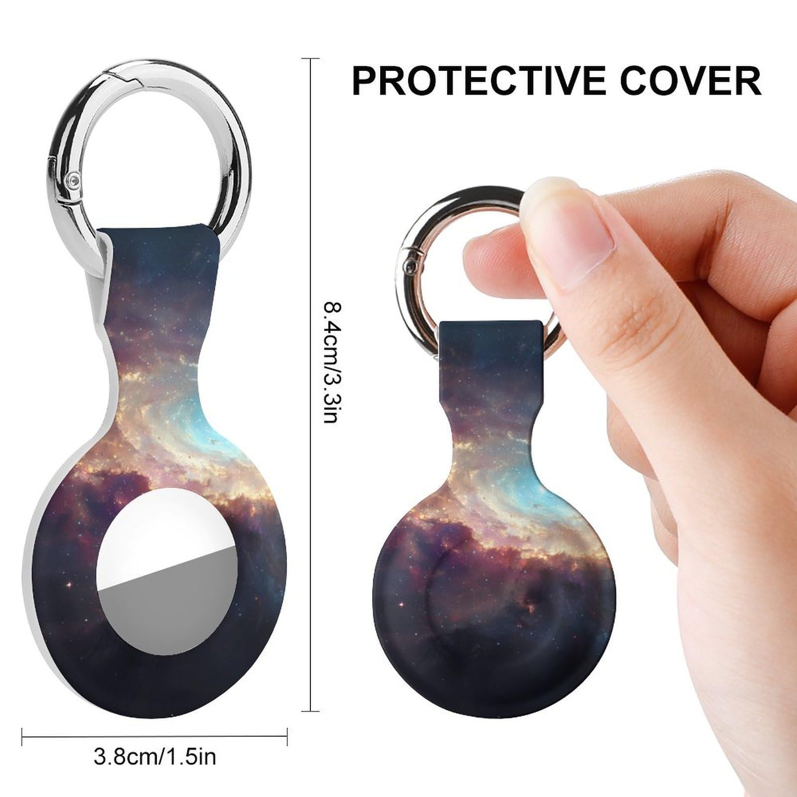 Abstrakte G-alaxy kompatibel mit Airtag GPS-Hüllen, 2 Stück