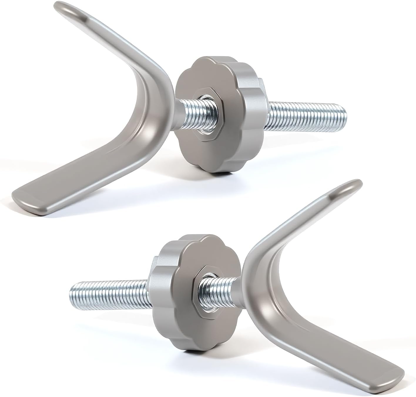 Baby Gate Y Threaded Spindle Rod Bolts M10 (10mm) Stair Banister Safety Gate Adaptors, Replacement Bolt Part for Baby & Dog Pressure Mounted Gates (2 Pack)