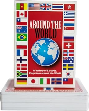 Magic Makers Mind Reading Card Trick Deck - Around the World
