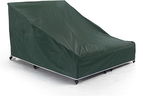 Covermates Fundas para tumbona doble, material ligero, resistente a la intemperie, dobladillo elástico, fundas para asientos y sillas, color verde disponible en Yaxa Costa Rica