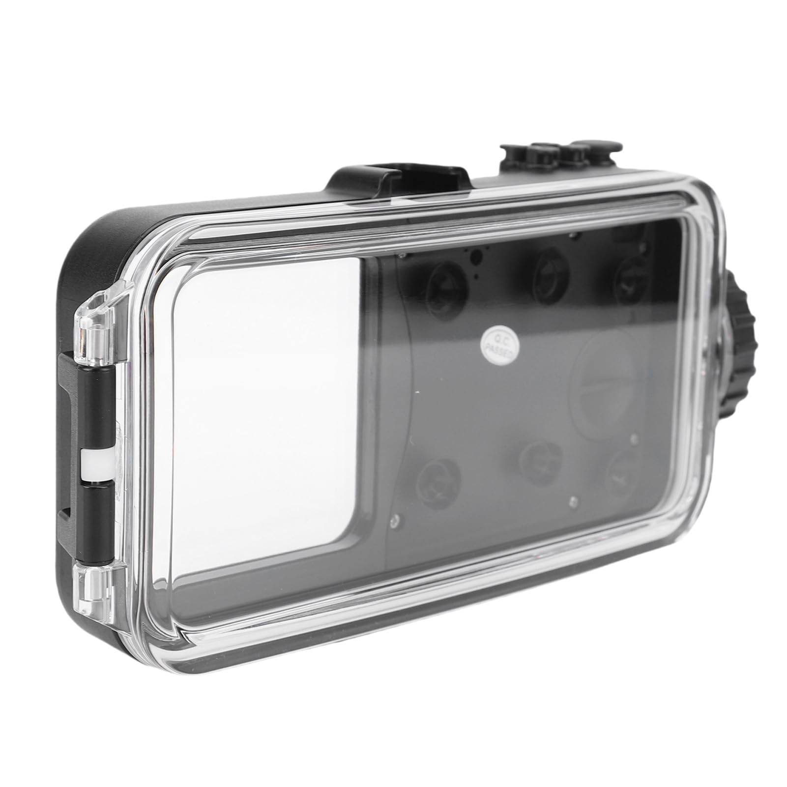 aqxreight Wodoodporna Obudowa do Nurkowania na Telefon dla IOS 17 16 15 14 13 Pro Etui do Fotografii Podwodnej o Długości 20 M Bluetooth ze Szkłem Hartowanym ze Stopu Aluminium