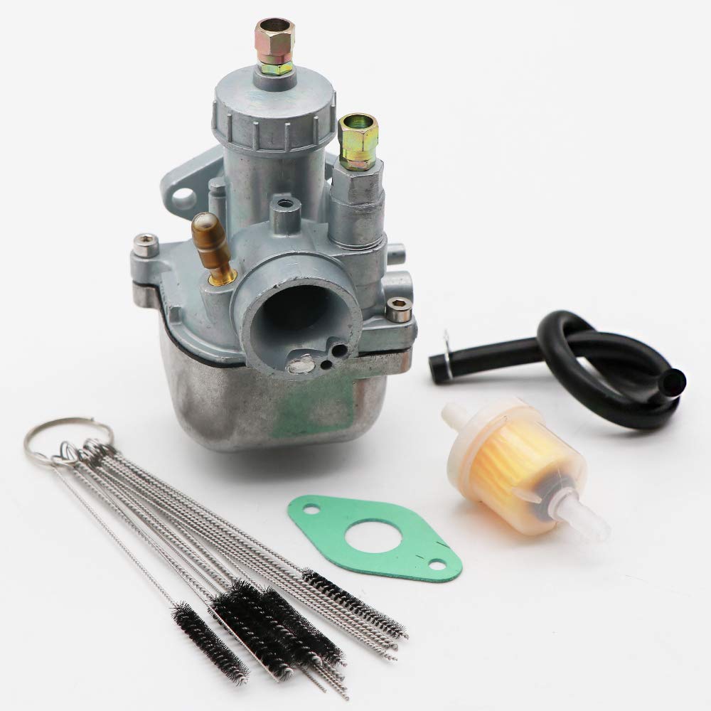 Vergaser 16mm 16N1-11 für Simson S50 S51 S53 S70 KR51/2 ZT Tuningvergaser, + Vergaser Carbon Reiniger Kit & Kraftstofffilter Dichtung