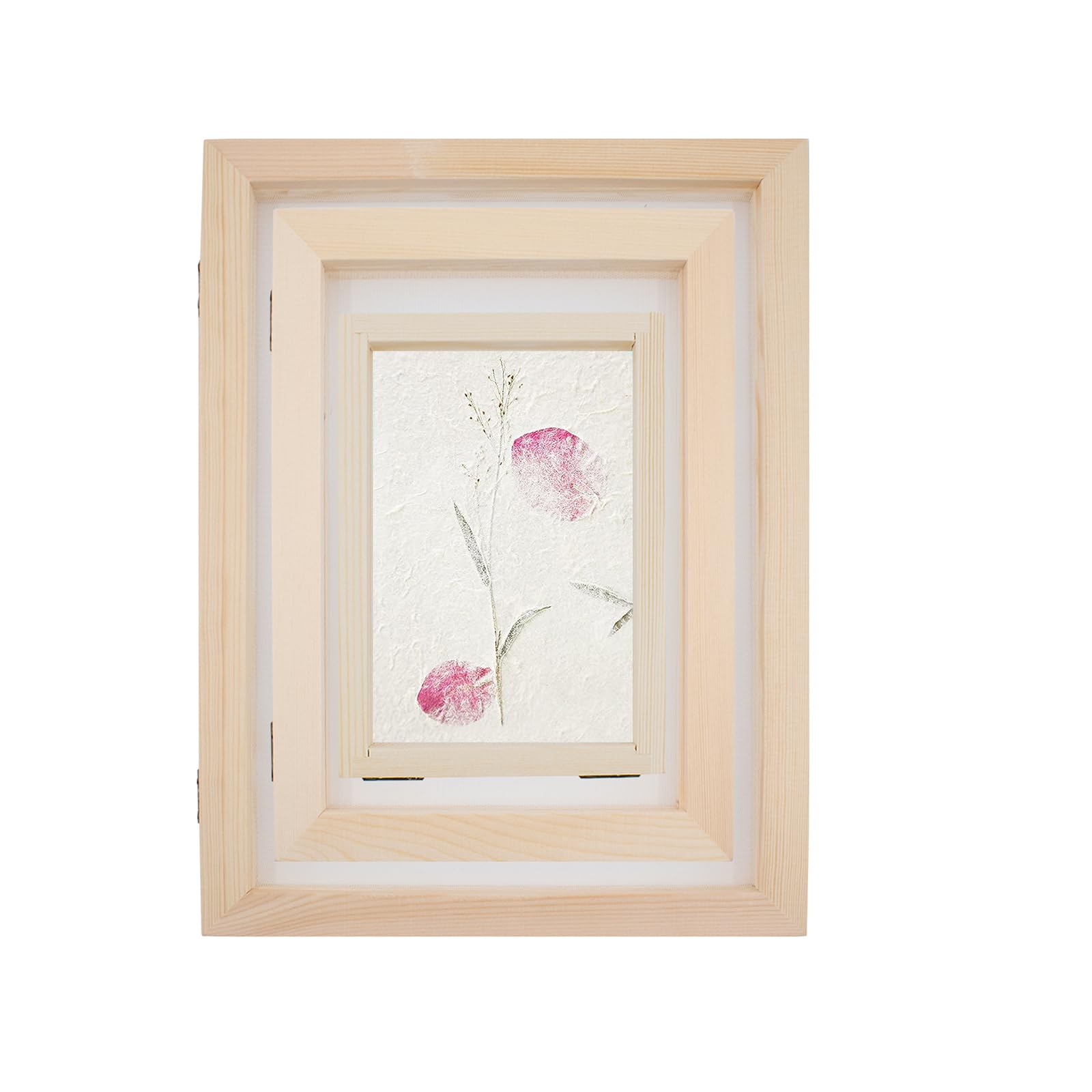 3 cornici in legno per la creazione di carta, 3 misure, cornici per carta serigrafica, strumenti per la creazione di carta, per fai da te