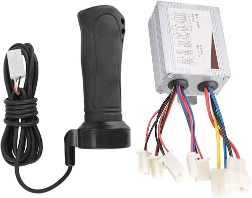 Maxmartt Controlador de velocidad cepillado de motor de 500 W y agarre del acelerador para bicicleta eléctrica Scooter Triciclo 24V