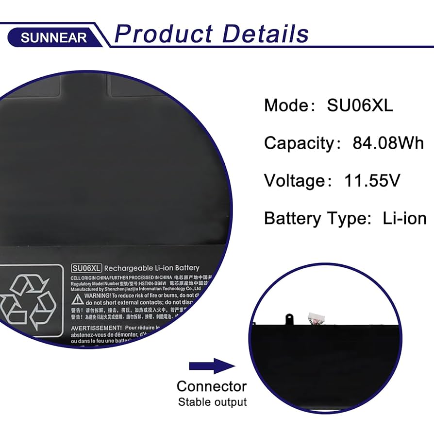 ＊新品未使用＊BURTLE AC360 Li-ion BATTERY 19V Amazon.com: SU06XL L29184-005 Laptop Battery Compatible with