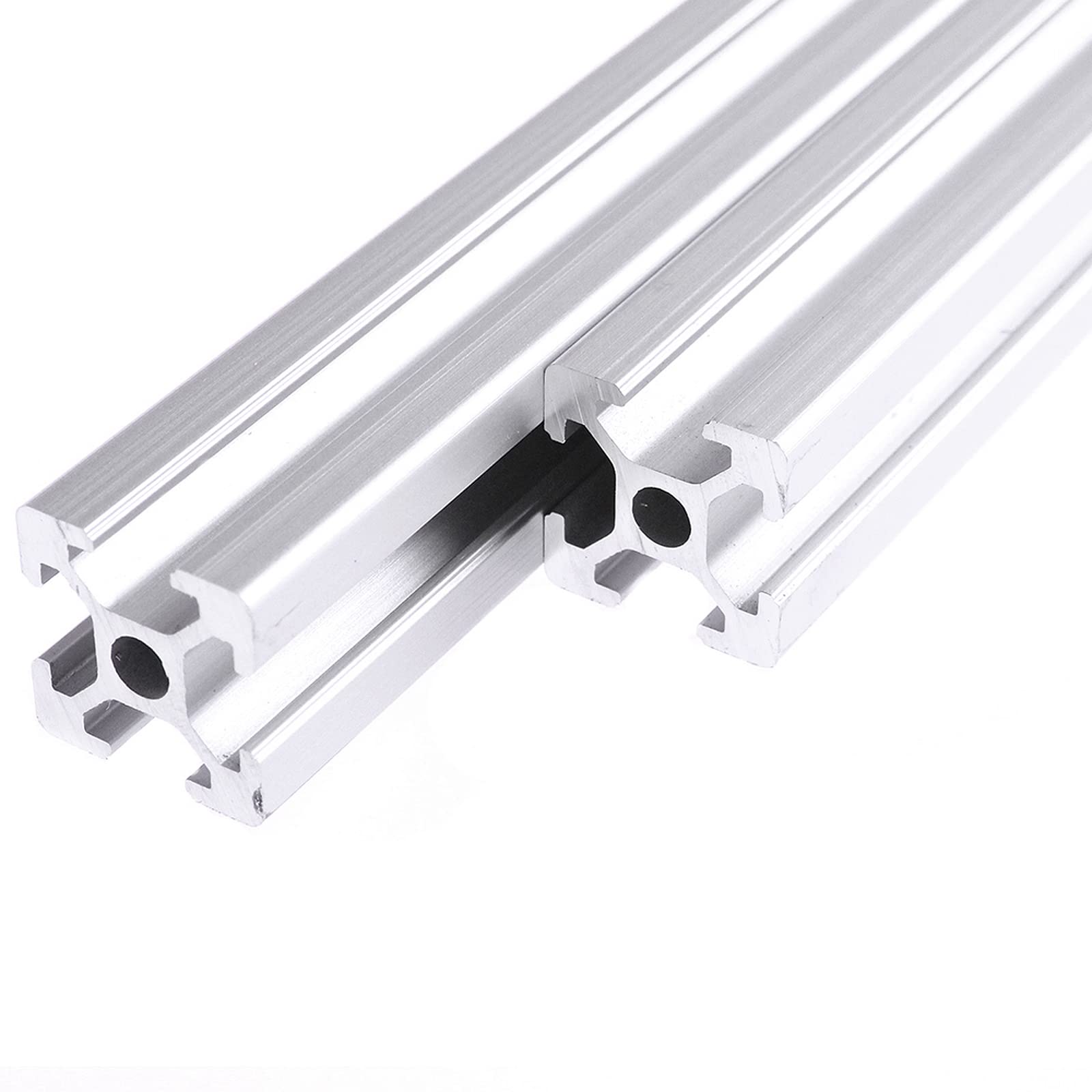 ANWOK 2Pcs 1000mm Linear Rail 2020 European Standard Anodized Aluminum Profile Linear Rail Standard 6mm T Slot for DIY 3D Printer