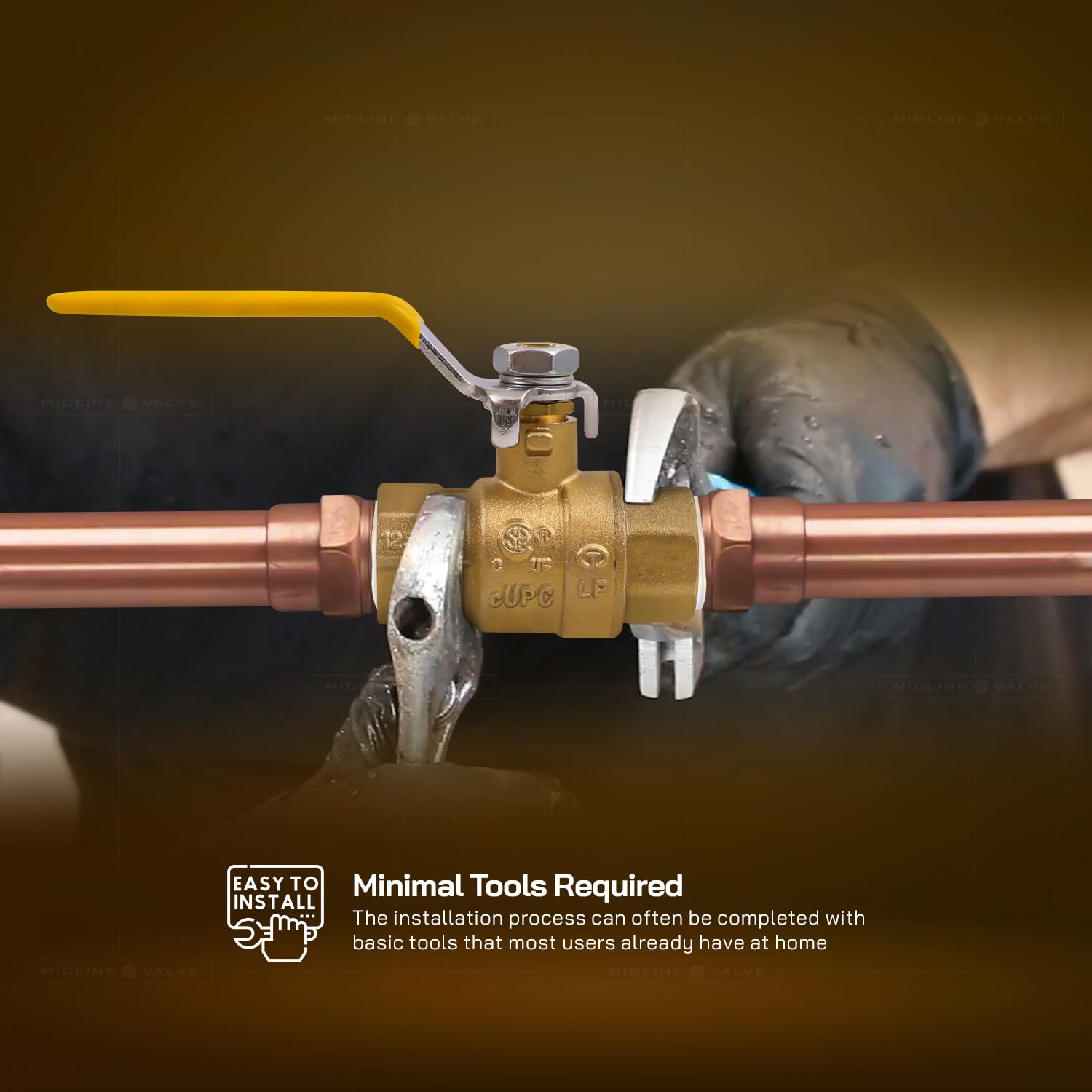 Everflow suministros 605t034-nl plomo Premium Full puerto válvula de bola de latón forjado con rosca hembra IPS conexiones