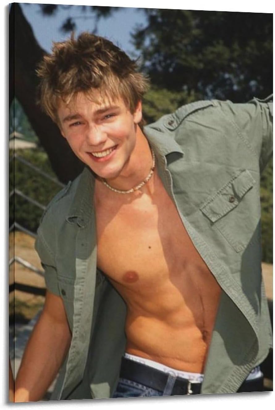 XMKJCHA Chad Michael Murray Character Poster Actor Poster Pop Music Singer Poster Athlete Poster Home Living Room Bedroom Office Canvas Painting Print Decoration24x36inch(60x90cm) Frame-style-19