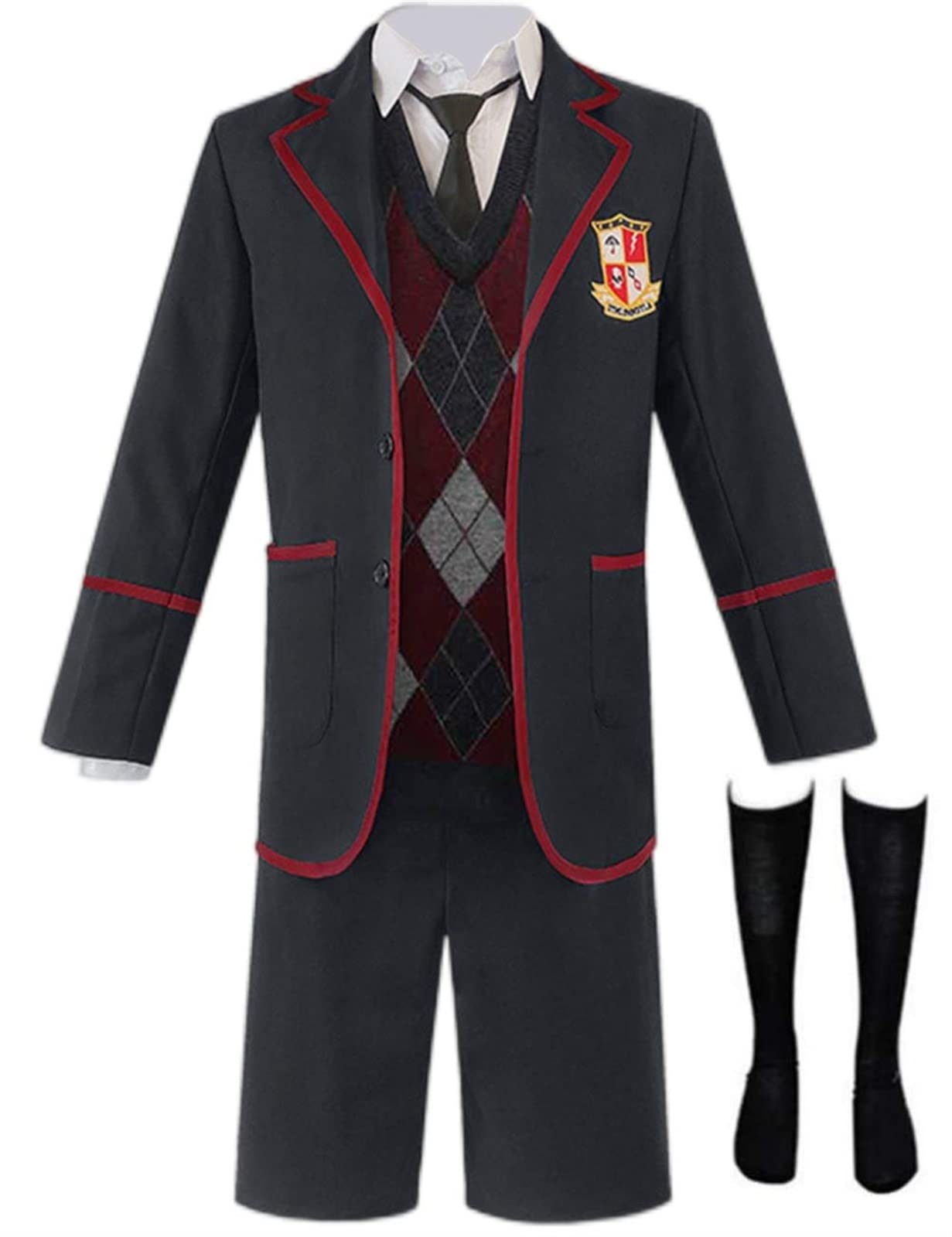 EROOLU Umbrella School Uniform Academy Cosplay Costume Halloween Cosplay Costume Set