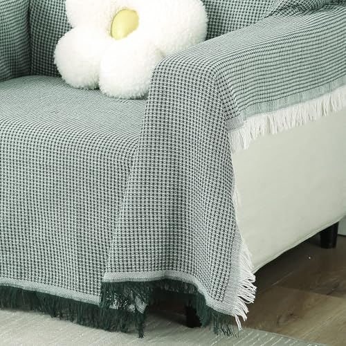 Image of HOKIPO Thick and Soft Sofa Throw Cover 2 Seater, 180 (D) x 230 (L) cm (NEW-AR-4639-N2)