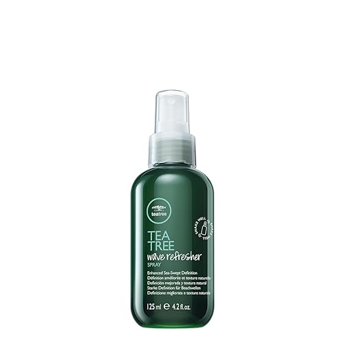 Tea Tree Wave Refresher Spray revive las ondas de playa añade textura para todo tipo de cabello especialmente ondulado cabello rizado