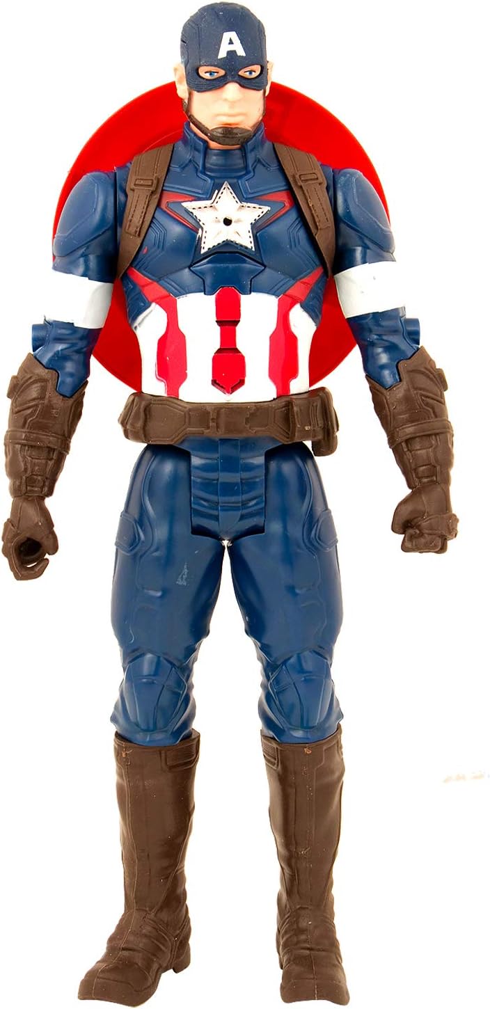 Rvold Avengers Infinity War Super Hero Action Figure Toy with Speech Sound and Light Effect for Kids (12 inch) (Captain America)
