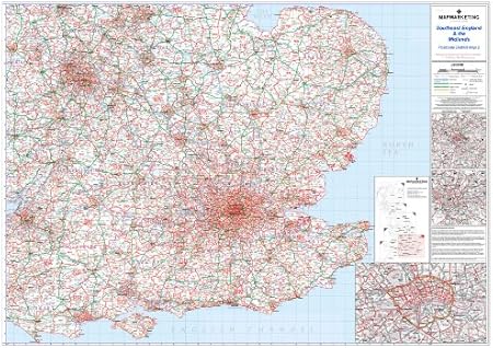 Mappa Del Distretto Postcode 2 Inghilterra E Le Midlands Birmingham Bristol E Londra Mappa Laminata Da Parete Amazon It Cancelleria E Prodotti Per Ufficio Birmingham Cartina Inghilterra