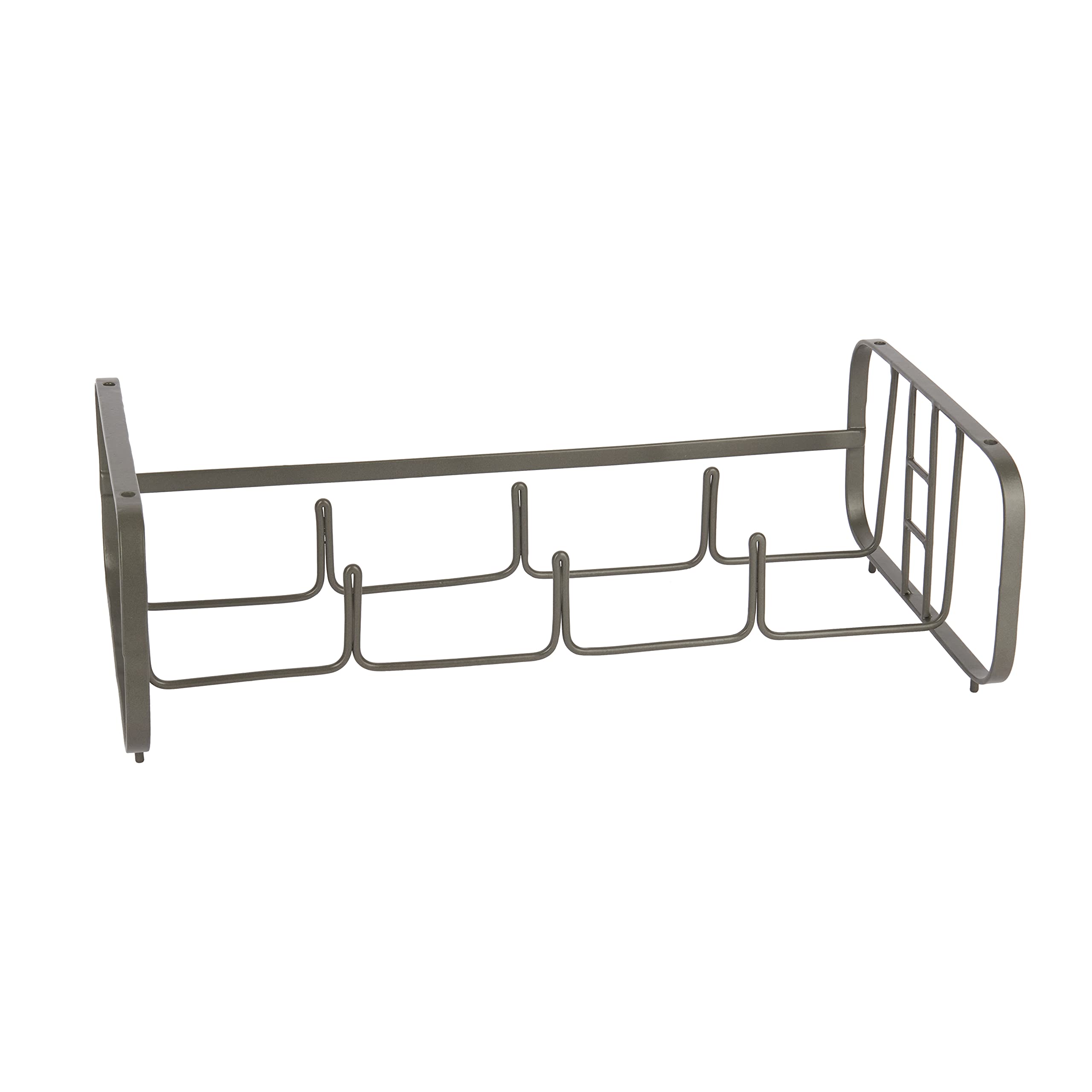 Living Nostalgia Stackable Bottle Rack - Iron Wire - Grey