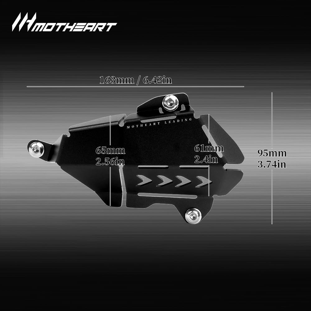 Scudo di protezione della pompa dell'acqua per moto Tenere 700 (T7) (XTZ700) 2019-2024 protezione della pompa dell'acqua CNC facile da montare tenere 700 (t7) accessori (nero)