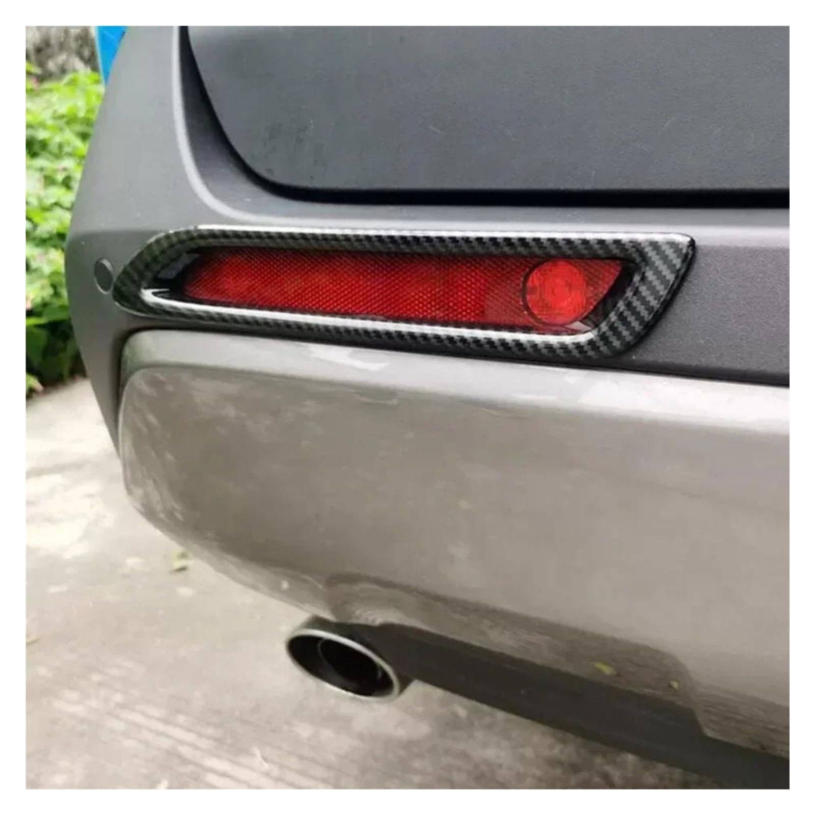 Rear Fog Light Lamp Cover Trim, Fit For Toyota, RAV4 RAV 4 2019-2024 Car Tail Foglight Bezel Trims Accessories Osłona tylnego światła(ABS Chrome)