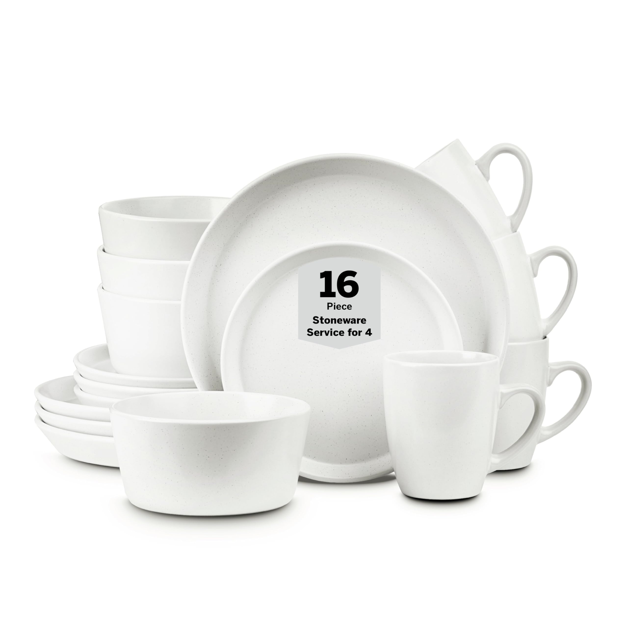 Amazon.com | Stone Lain Albie Stoneware 16 Piece Dinnerware