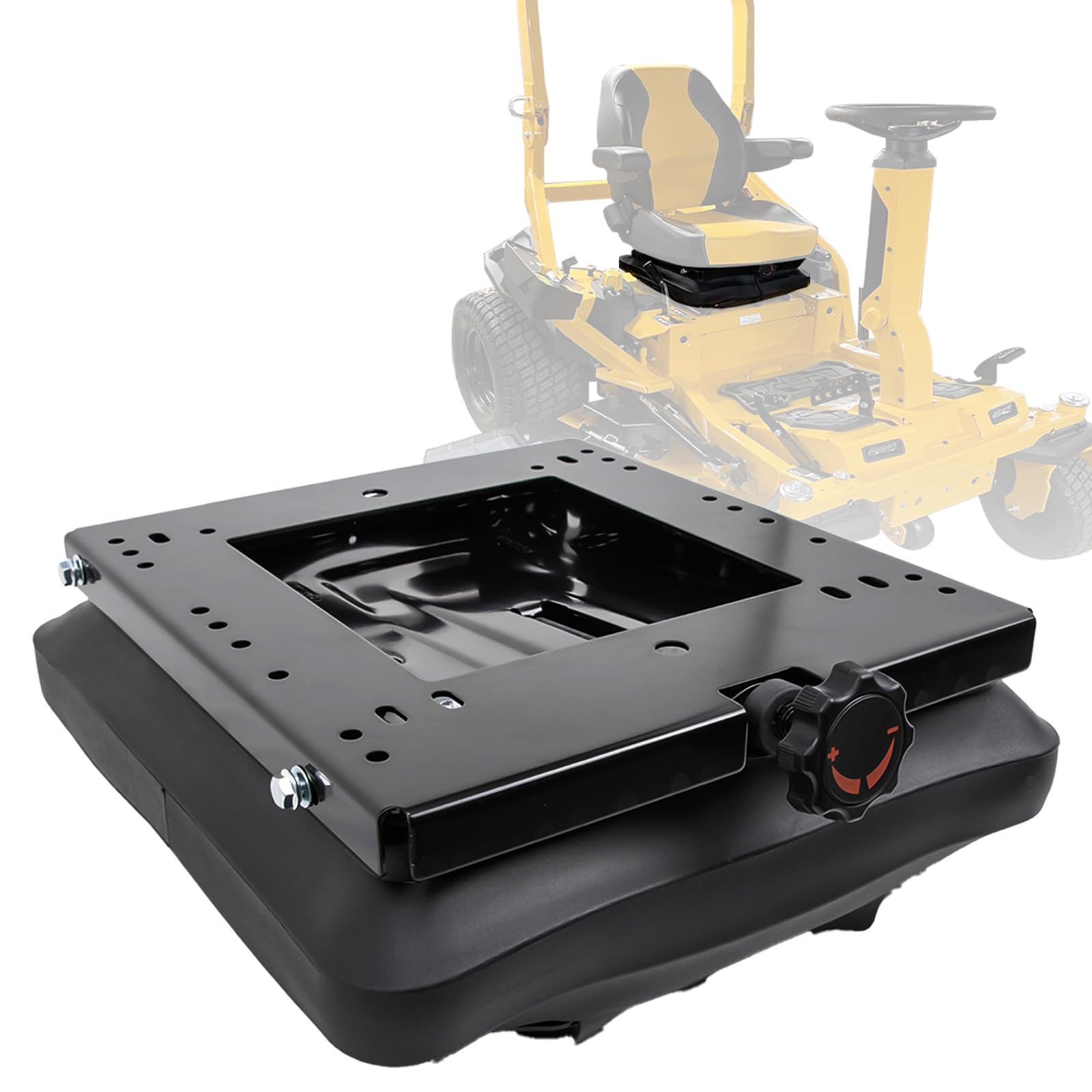 NIXFACE Seat Suspension Kit for Zero Turn Lawn Mower,Kubota,John Deere,Bad Boy,Tractors,Forklifts W/O Slide Track