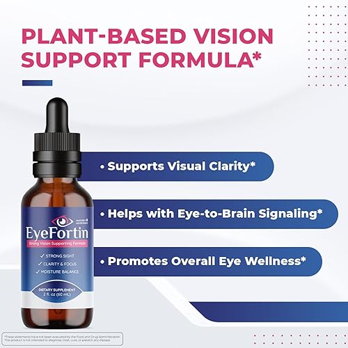 Miniatura 2 de Nature's NutriWave EyeFortin - Suplemento de apoyo a la visión a base de plantas con minerales naturales - 100% natural, sin OMG, fácil de usar -