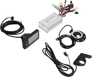 VGEBY Electric Bike Controller Kit, 17A DIY Electric Bike Accessory 8 Magnetic Assist Sensor Thumb Throttle S866 LCD Meter for 24V 36V 48V Motor Ride