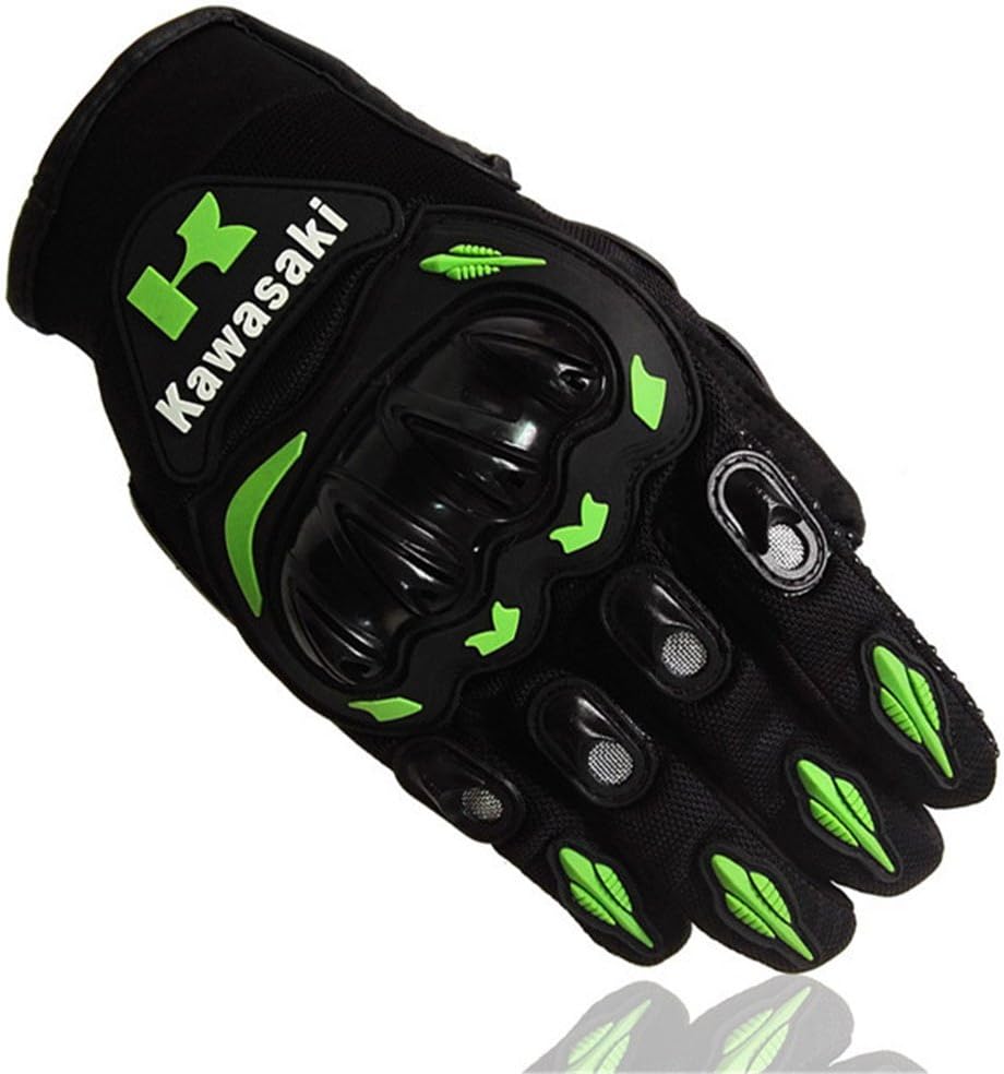 Hot Sale Motorcycle gloves Luva Motoqueiro Guantes Moto Motocicleta Luvas de moto Cycling Motocross gloves Gants (L, GREEN)