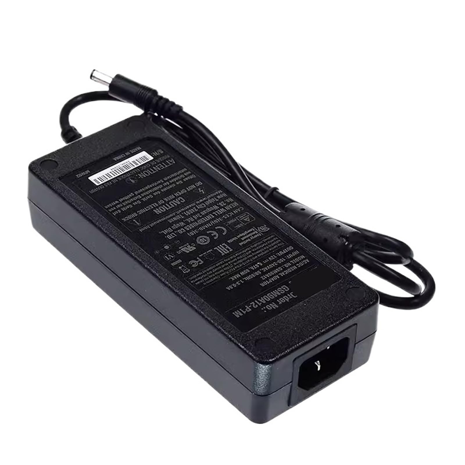 Adaptateur secteur 90W au salon pour alimenter le boîtier GSM90A48-P1M de la maison
