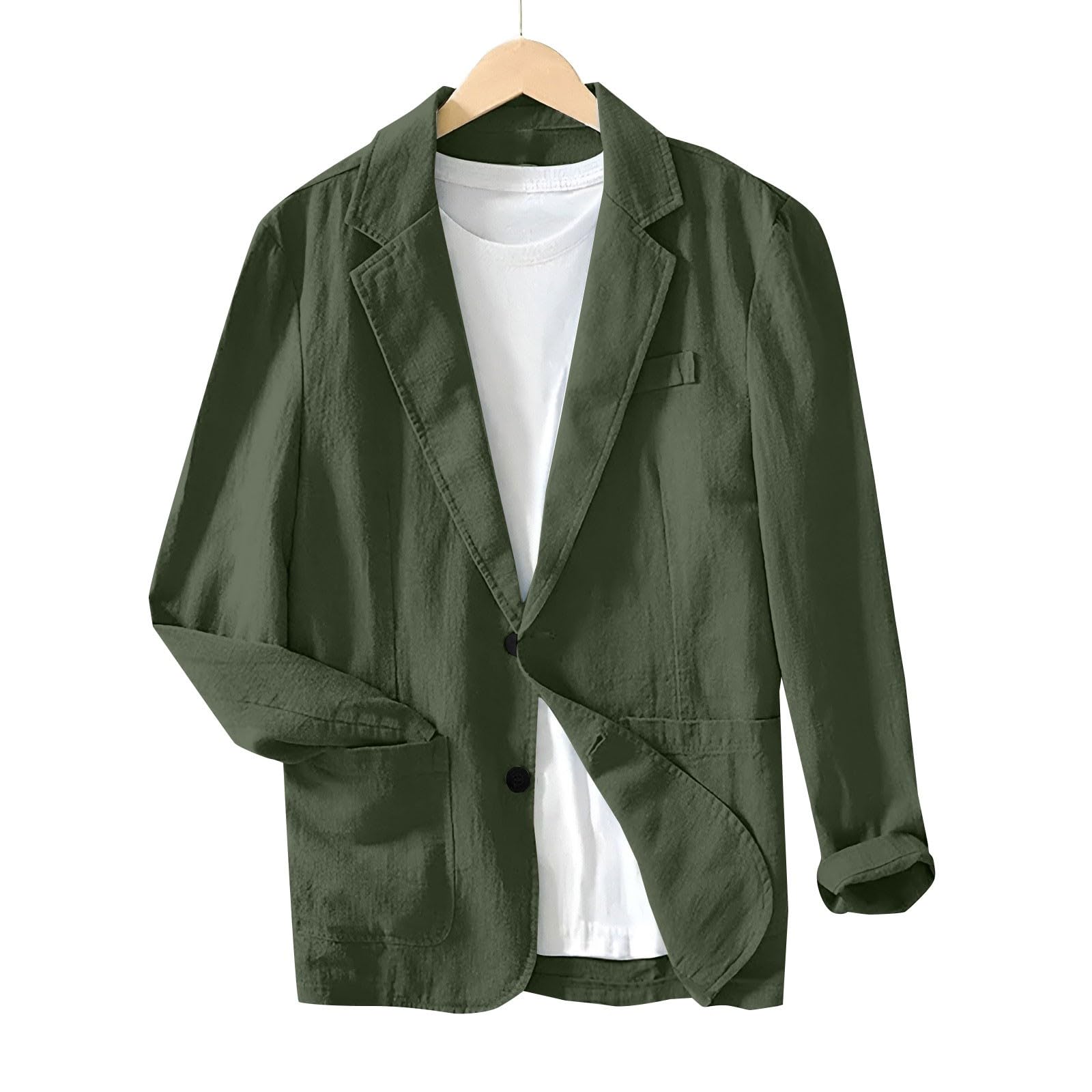 Giacche da Uomo Eleganti Oversize Coat con Bottoni Tinta Unita Elegante Jacket con Tasche Slim Fit Regular Fit Autunno Inverno Cappotto Comoda Giubbotto Soft Giacche da Pilota Cappotti Maniche Lunghe