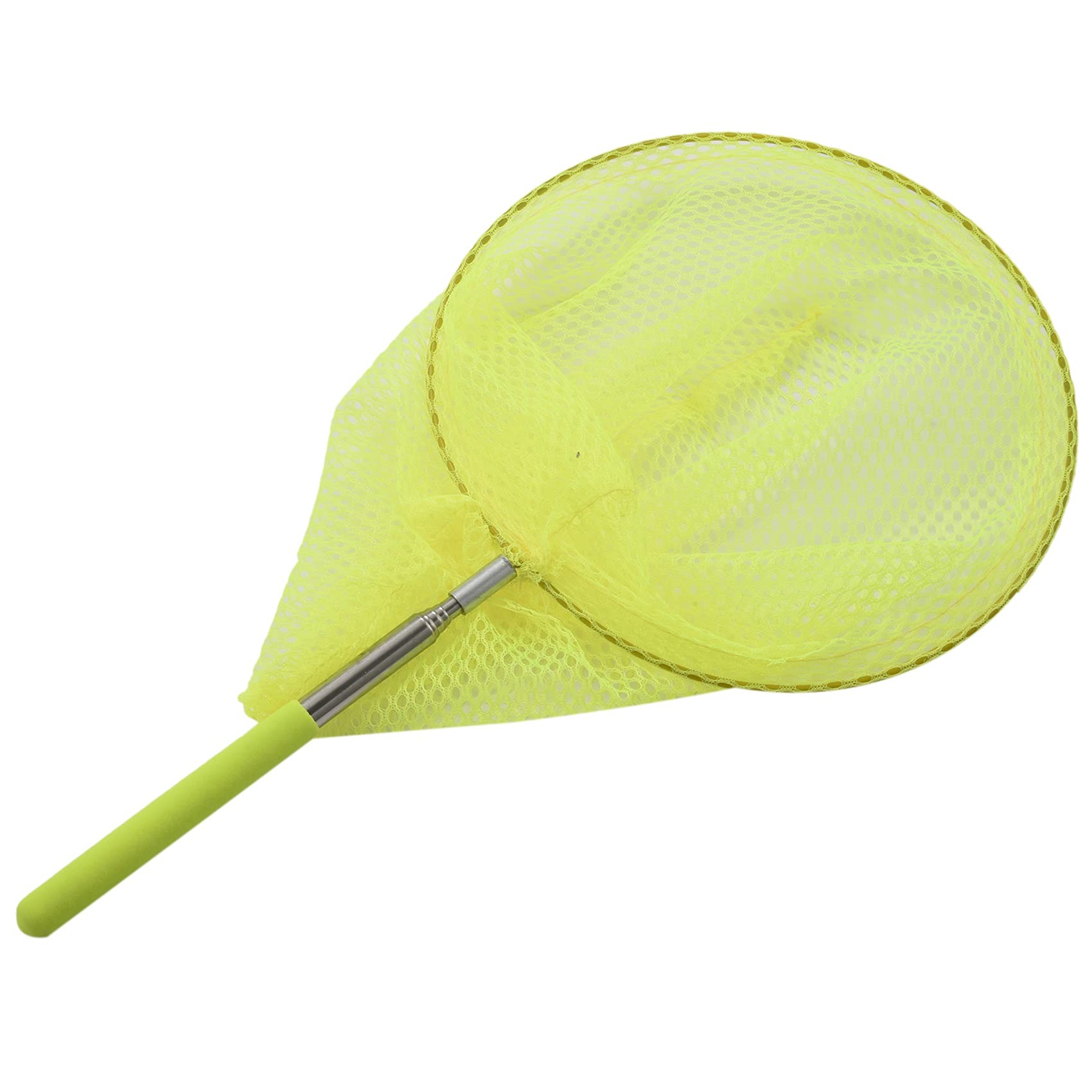 Atrapar Al Aire Libre Atrapar Mariposa Red De Pesca Bolsa De Acero Inoxidable Telescópico Herramienta De Red De Pesca Telescópico Portátil Atrapar Portátil Atrapar Red - Amarillo