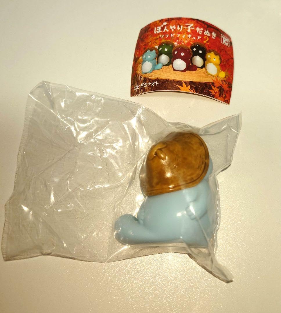Amazon.co.jp: ぼんやり子だぬき 2 水色 ヒダカナオト ソフビ